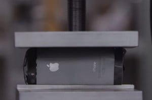 iPhone 5 crushed