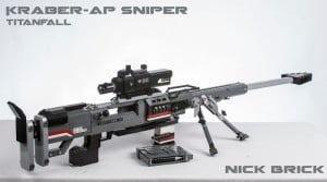 Lego Titanfall Kraber-AP sniper rifle