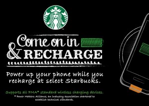 Starbucks charging
