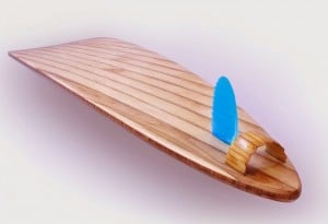 Rampant Wooden Surfboard