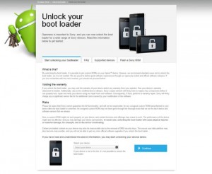 sony xperia bootloader