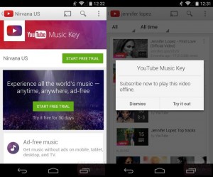 youtube music key