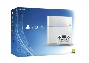 White PlayStation 4