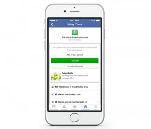 Facebook Safety Check