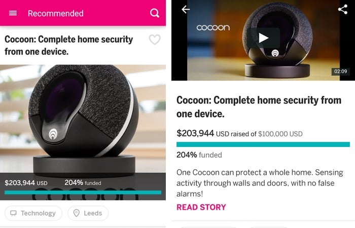 Indiegogo Android App