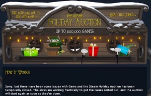 Steam Holiday Auction