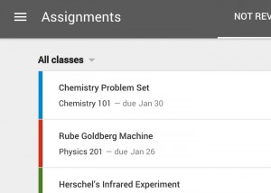 Google Classroom App