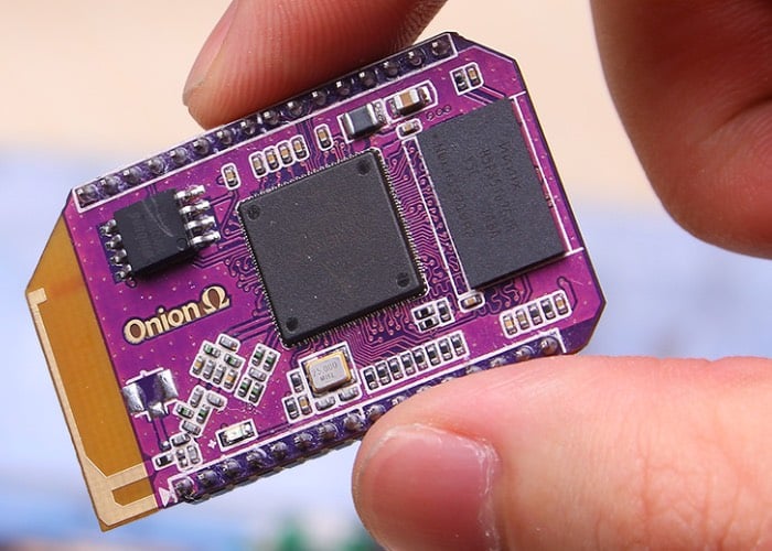 Onion Omega Board Designed For of Things Projects (video)