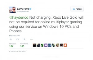 Xbox Live Windows 10