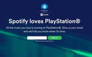 playstation 4 spotify