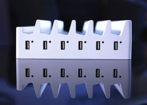 Sawtooth 6-Port USB Charger And Docking Station