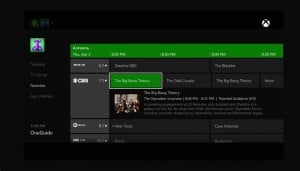 Xbox One TV Feature