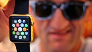 Gold apple watch