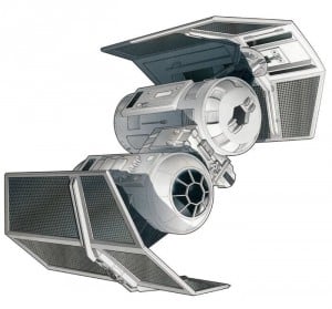3D Printed Star Wars TIE Bomber