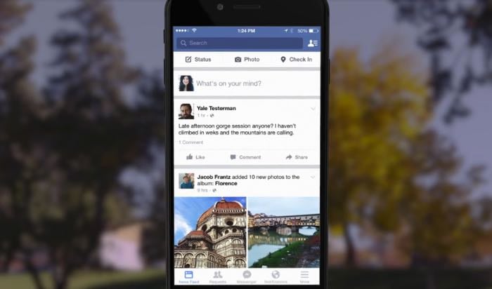 facebook news feed