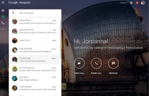 Google Hangouts Wesbite