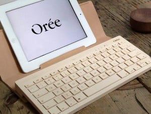 wooden keyboard