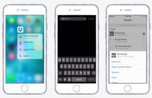 Dropbox iOS 9