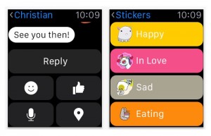 Apple Watch Facebook Messenger App