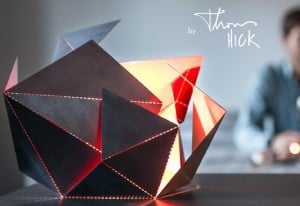 Origami Inspired Folding Lamp