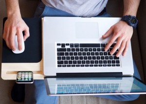The LapPad Mobile Workstation Tablet And Laptop Desk