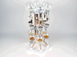 3D Printed 6 Flask Coffee Cold Brewer