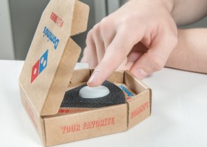 Domino's Pizza quick order button
