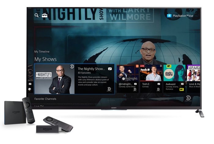 PlayStation Vue Amazon Fire TV