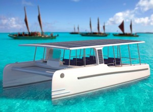 Solar Powered Electric Yacht