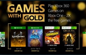 January 2016 Xbox Live Games Available With Gold