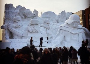 Japanese Army Creates Awesome Star Wars Sculpture