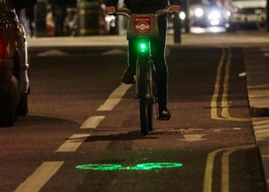 London Santander Cycle LazerLight