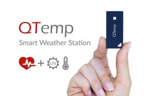 QTemp Smart Wearable Weather Station