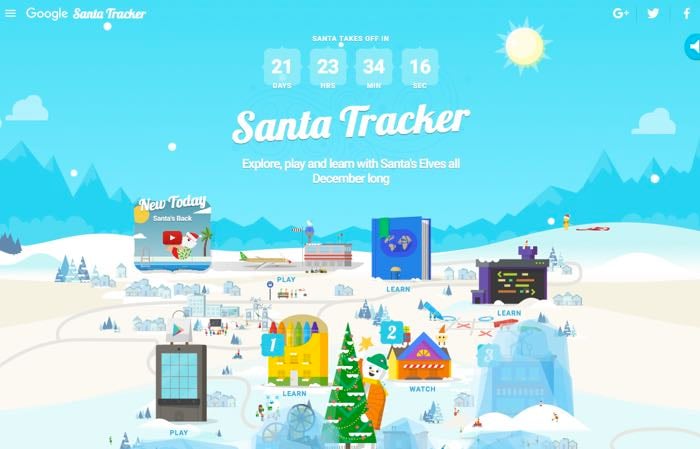 Santa tracker