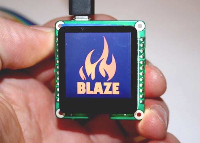 Blaze Hackable Minature Touchscreen Display