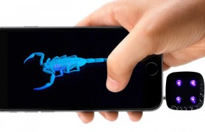 smartphone ultra violet flash light