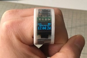 3D Printed ATtiny85 Ring Watch Created