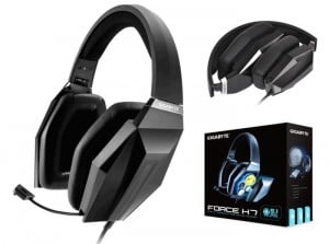 Gigabyte Force H7 and H5 Pro Gaming Headsets