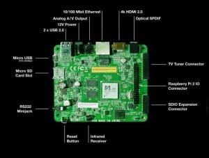 Rho Board 4K HEVC Android TV Media Player And Development Board