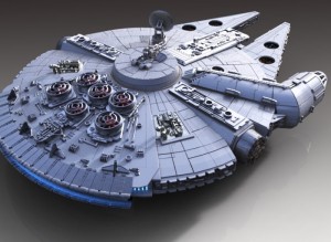 Detailed 3D Printable Millennium Falcon