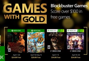Xbox Live Gold Games Announced For April 2016