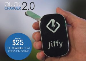Jiffy Portable Hand Crank Phone Charger