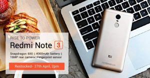Xiaomi Redmi Note 3