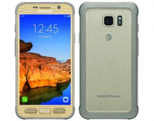 Gold Samsung Galaxy S7 Active