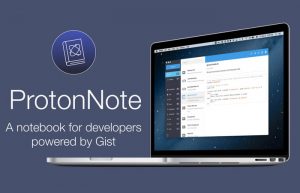 ProtonNote Developers Notebook Powered By Gist