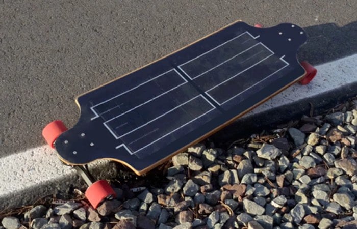 Solar Electric Skateboard