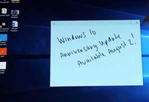 Windows 10 Anniversary Update