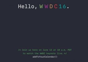 WWDC 2016