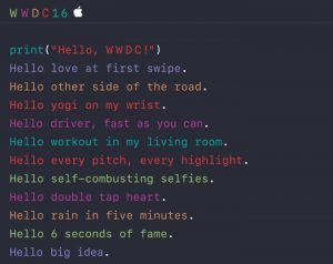 WWDC 2016 Keynote