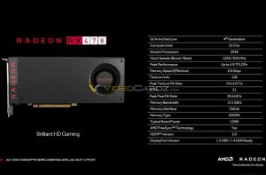 AMD Radeon RX 470 And RX 460 Graphic Card Specifications Leaked
